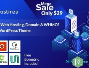 Hostinza v2.6 – 等距域和虚拟主机WordPress主题