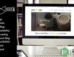 Vixen Blog v1.4 – 响应式DIY WordPress博客