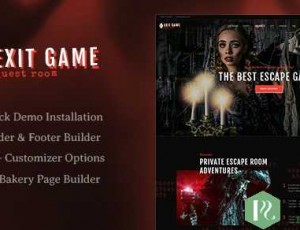 Exit Game 1.2.2-真实生活室逃脱WordPress主题