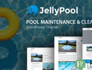 JellyPool v1.3- 泳池维护和清洁WordPress主题