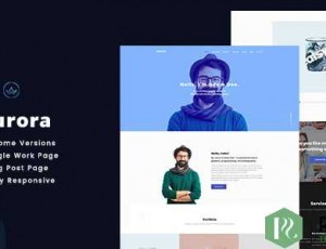 AuroraX v2.0 – 投资组合WordPress主题