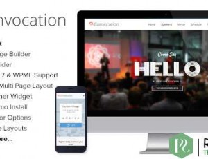 Convocation v1.4 – 活动和会议WordPress主题