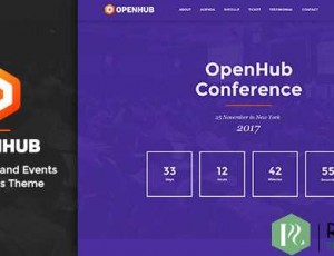 OpenHub v1.3 – 时尚活动和会议主题