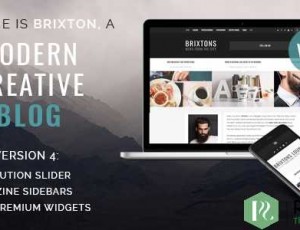 Brixton Blog v5.0 – 响应式WordPress博客主题