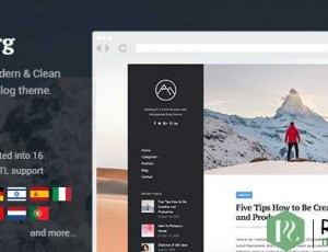 Iceberg v2.0.1 – 极简WordPress博客主题