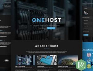 Onehost v1.3.9 – 单页WordPress主机主题+ WHMCS