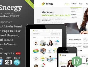 Energy v3.1.1 – 响应式多功能WordPress主题