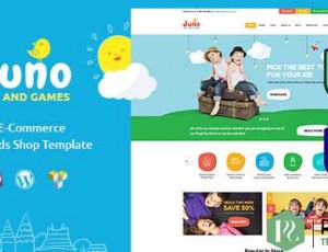 Juno v1.5 – 儿童玩具和游戏商店WordPress主题