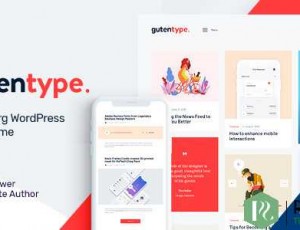 Gutentype v1.9.7- WordPress主题