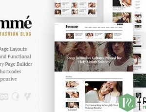 Femme v1.3.0 – 在线杂志和时尚博客WordPress主题