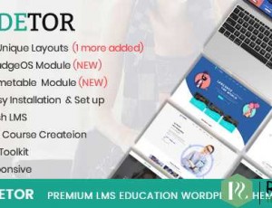 Udetor v2.3.0 – LMS教育WordPress主题