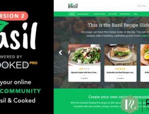 Basil Recipes v2.0.3 – 一个食谱动力的WordPress主题