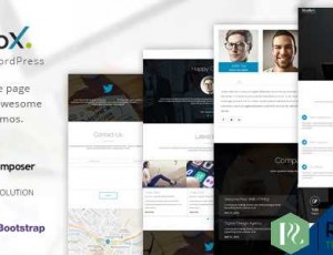 StudioX v1.3 – 单页WordPress主题