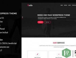 Biddo v1.0 – 单页组合WordPress主题