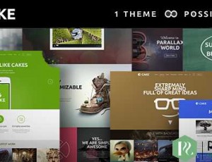 Cake v1.5.3 – 响应式多用途WordPress主题