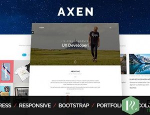 Axen v1.0.4 – 个人作品集WordPress主题