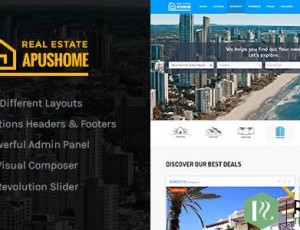 ApusHome v1.7.10 – 房地产WordPress主题