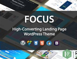 Focus High v1.1 – 转换着陆页WordPress主题