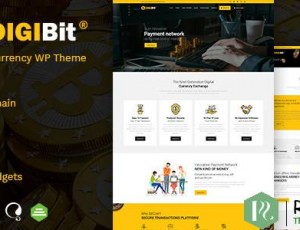 DigiBit v1.7- 加密货币挖掘WordPress主题
