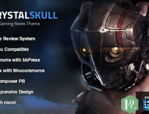 CrystalSkull v1.8 – 游戏杂志WordPress主题