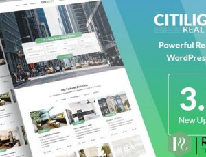 CitiLights v3.5.8 – 房地产WordPress主题
