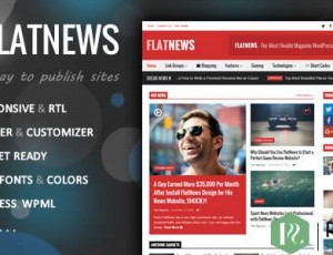FlatNews v5.5 – 响应式杂志WordPress主题