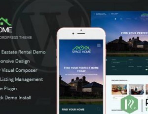 Space Home v2.1.2 – 房地产WordPress主题