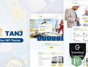 Tanj Construction v1.9 – WordPress建筑主题