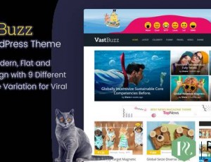 Vast Buzz v1.1.3 – Viral＆Buzz WordPress主题