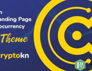 Cryptokn v1.2 – ICO登陆页面和加密货币主题