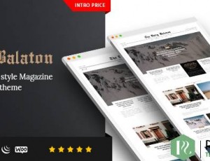 Balaton v1.0.9 – 报纸风格杂志WordPress主题