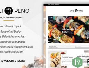 Chilipeno v1.0.1 – 食谱和食物WordPress主题