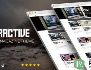Attractive v1.0 – 极简主义杂志WordPress主题
