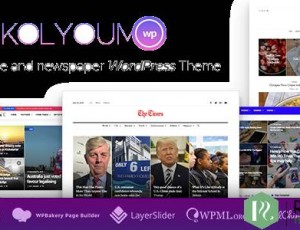 Kolyoum News v2.3.3 – 报纸杂志新闻WordPress主题