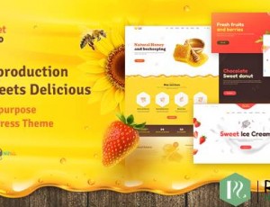 Sweet Mielo v1.6.6 – 蜂蜜生产，养蜂业WordPress主题