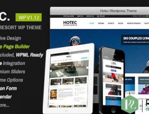 Hotec v2.5 – 响应式酒店，温泉度假村WP主题