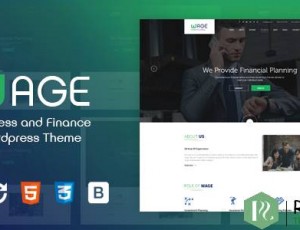 Wage v1.1 – 商业和金融WordPress主题