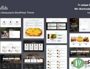 Valleta v1.2 – 食品和餐馆WordPress主题