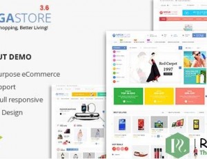 Mega Store v3.7 – 超级市场RTL响应WooCommerce WordPress主题
