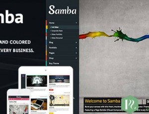 Samba v7.0 – 彩色WordPress主题