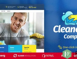 Cleanora v1.0.0 – 清洁服务主题