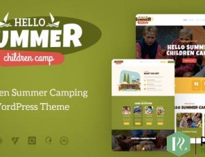 Hello Summer v1.0.1 – 儿童营WordPress主题