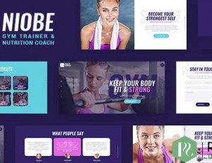 Niobe v1.1.3 – 健身教练和营养教练主题