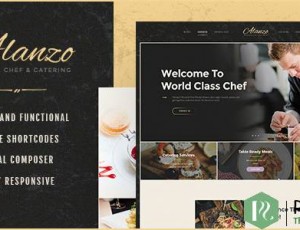 Alanzo v1.0.4 – 个人厨师和餐饮WordPress主题
