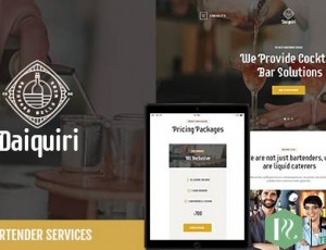 Daiquiri v1.1 – 调酒师服务和餐饮WordPress主题
