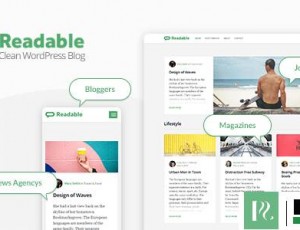 Readable v2.3.1 – 专注于可读性的博客WordPress主题