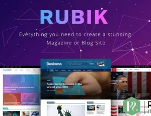 RUBIK V1.9.3 – 博客杂志网站的完美主题