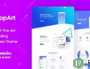 AppArt v2.8 – 应用程序的创意WordPress主题