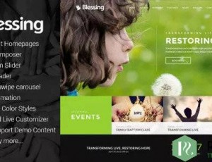 blessing V1.6.1.4- 教会网站的响应主题