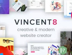 VINCENT EIGHT V1.10 – 响应式多用途WORDPRESS主题